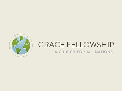Grace Fellowship all nations brand church logo