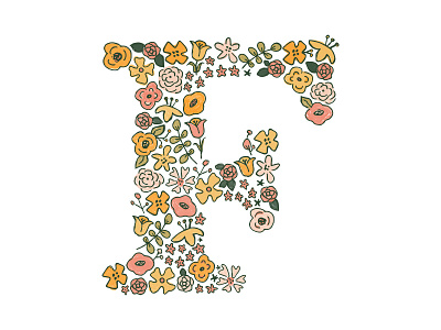 F is for 12 sets of 12 flowers