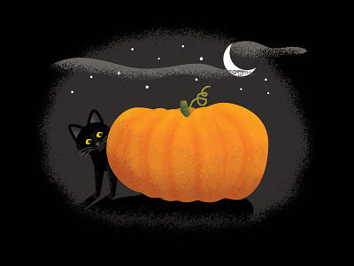 Peek-a-BOO black cat halloween peek a boo pumpkin spooky