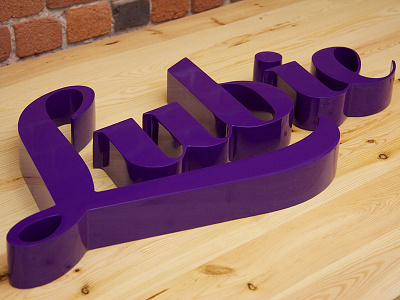 3D logotype of Lubie 3 dimensions 3d logo logotype