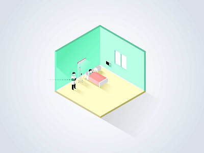 Lumed - 03 hospital illustration illustrator motion vector white