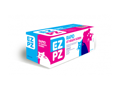 EZPZ Packaging cat pee design packaging pets