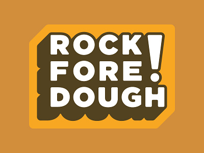 Rock For D'oh! concert fore golf logo nogo rock yumbo