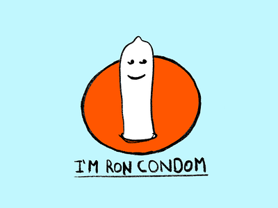 Ron Condom condom illustration ron shitty