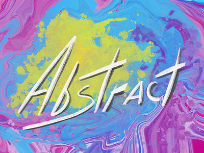 Abstract abstract abstract art colors illustration procreate typography