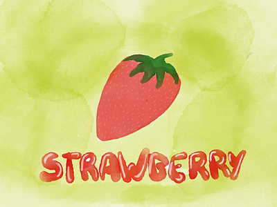 Strawberry illustration shitty strawberry