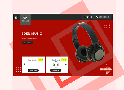 Eden A music app design figma figma design product design ui