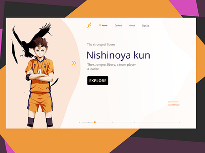 An Fanbase Anime Ui Site By Abisola Jegede On Dribbble