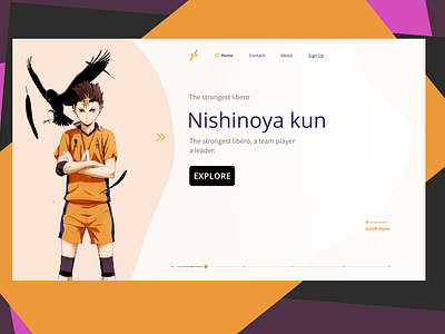 An fanbase anime UI site design figmaafrica product design ui ux