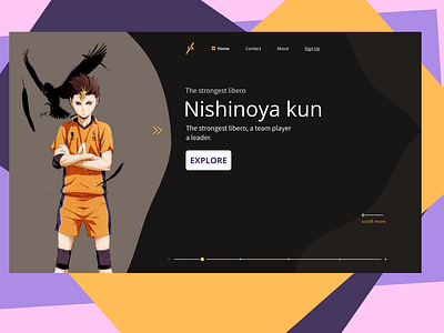 An Fanbase Anime Ui Site Dark Mode By Abisola Jegede On Dribbble