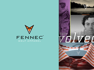 Fennec Nogo - Mood apparel branding fennec fox golf logo nogo