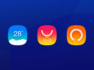 Hit Color Icons backup market weather