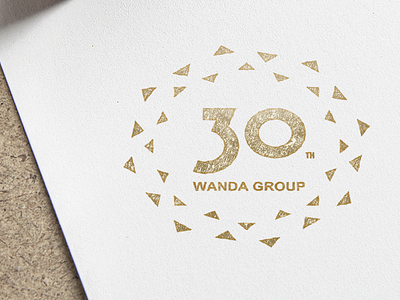 Wanda 30th logo mockup vi