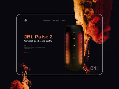 JBLPulse 2 Landign Page diseño web interaction interface landingpage ui ux web website