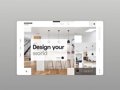 Wed Interior Design design interface platform responsive ui ux web
