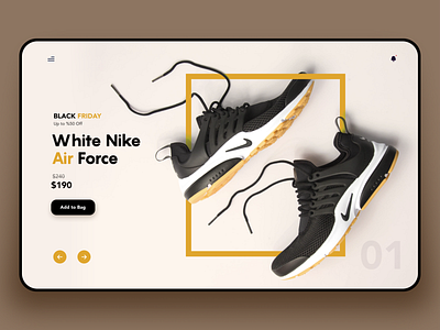 Landing Page Nike Air Shoes color design ecommerce interaction minimal nike shoes shoesweb ui ux