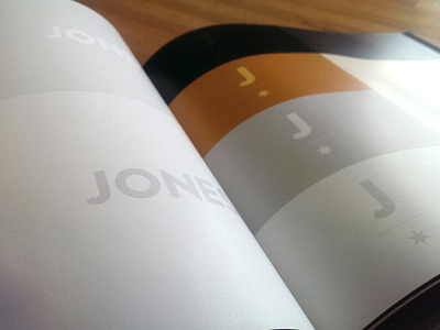 Jones Chicago Brand Standards book brand design identity interior logo print typography