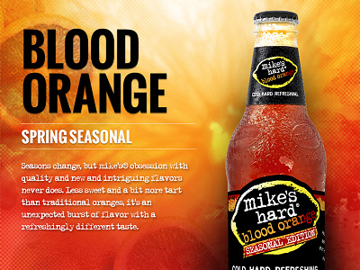 MHL Blood Orange blood liquid mhl orange product responsive seasonal splash