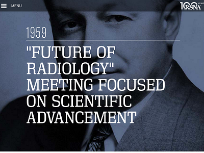 RSNA Centennial Milestone