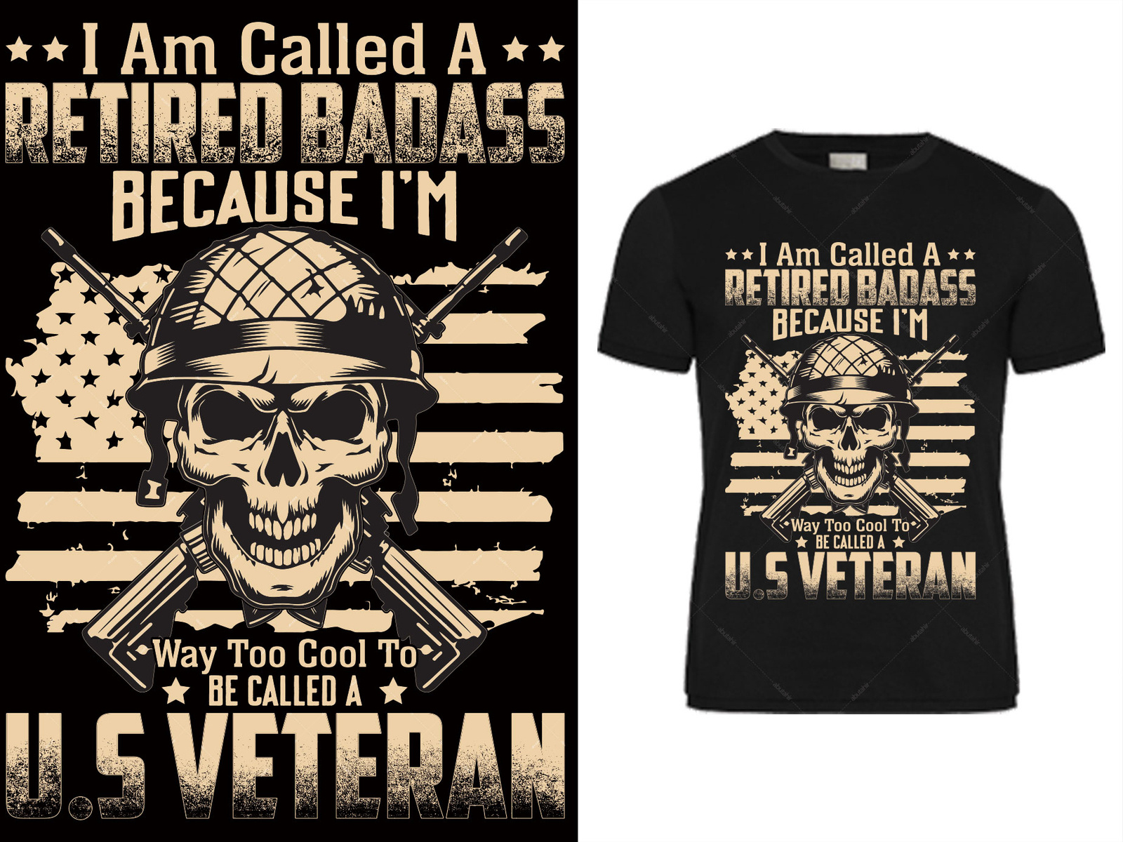 Veteran T shirt Design by Abu Tahir on Dribbble