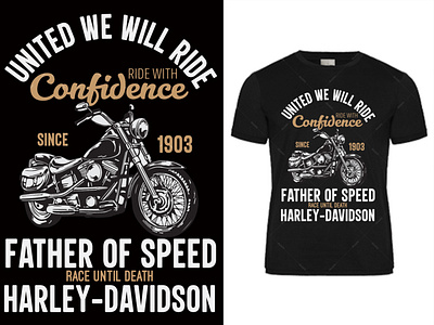 Motorcycle Rider T shirt Design