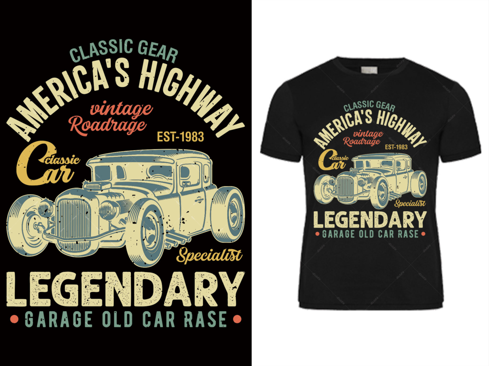 classic car t shirt