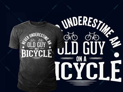 Bicycle T-shirt Design bicycle branding custom typography design graphic illustration logo rider t shirt art t shirt design t shirt dress typography ui vector