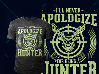 Hunting T shirt Design