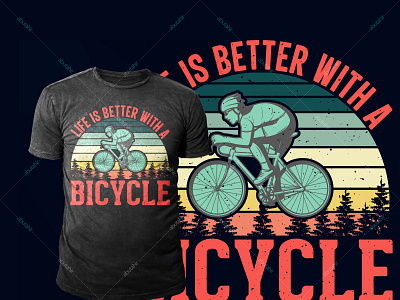 Bicycle T shirt Design