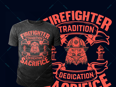 Firefighter T shirt Design