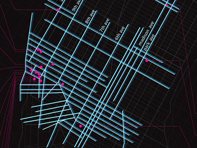 Map of NYC Nightlife map nightlife nyc