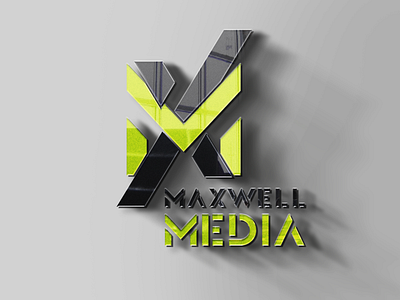 Maxwell Media logo design