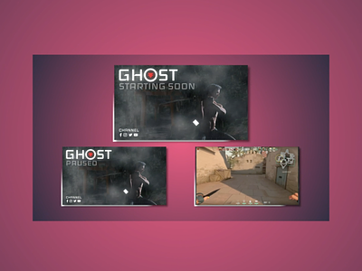 Ghost of Tsushima gaming screens esport gamer gamergirl gamers gaming ghostoftsushima motiondesign motiongraphics streamer twitch twitch logo twitchstreamer