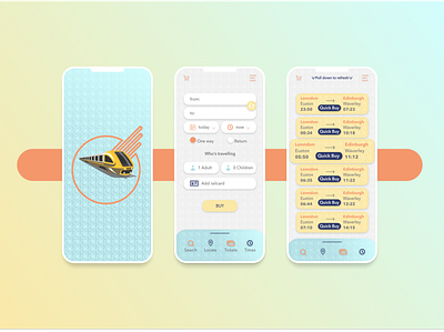 UI design of Train Ticket App design ios app ios app design mobile app mobile app design mobile app development online shop train ui ux ui design user interface design