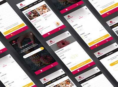 Donuts Ecommerce Website - Ideation & Prototype branding ui design user experience design visual design