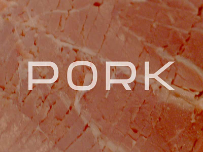 Pork pork typeface