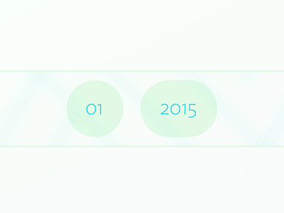 Rdio January 2015 Playlist Cover 2015 blue blue in green green ideal sans january rdio