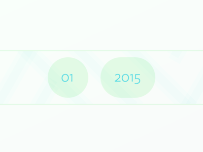 Rdio January 2015 Playlist Cover 2015 blue blue in green green ideal sans january rdio