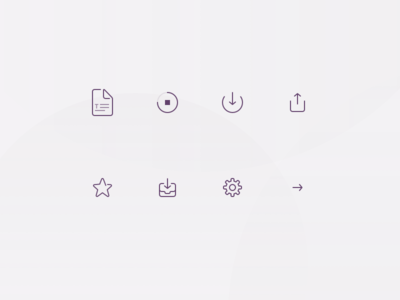 File transfer icons file icon purple