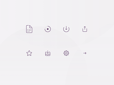 File transfer icons file icon purple
