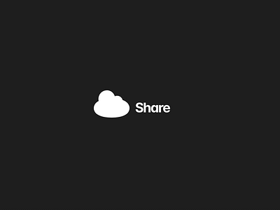 Shareup logo animation animation cloud inter logo logotype