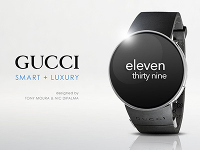 Gucci smartwatch concept smartwatch ui ux watch