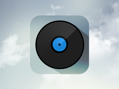 Vinyl Icon color icon light ui