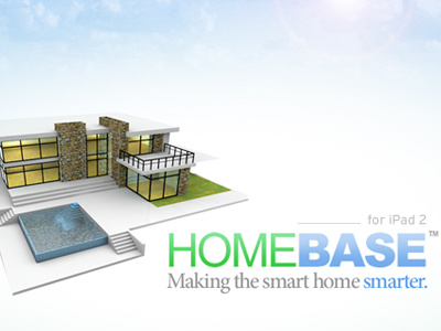 Concept - HomeBase (cover) concept design identity ipad ui ux