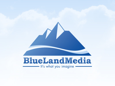 Identity - Blue Land Media brand design identity logo