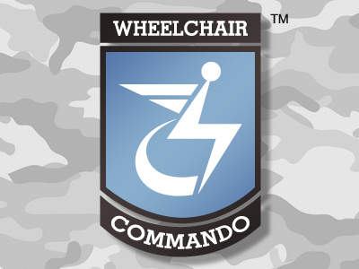 Logo - Wheelchair Commando brand identity logo