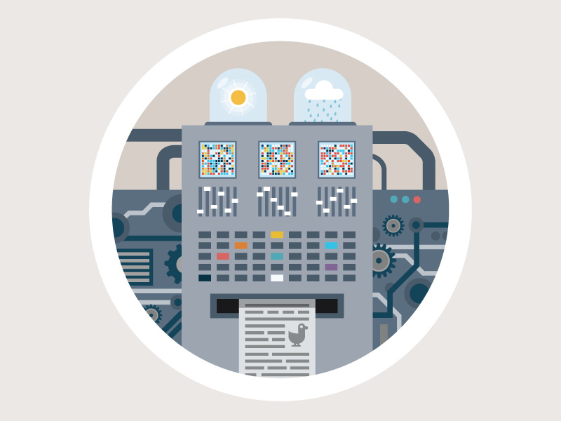 Climate Machine – Infograpic animation animation infographic flat design science illustration machine climate change kurzgesagt