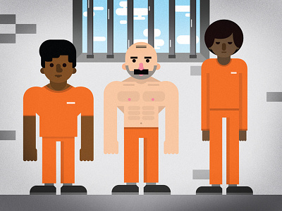 Prisons & Vlogbrothers animation design flat green hank infographic kurzgesagt prisons vlogbrothers