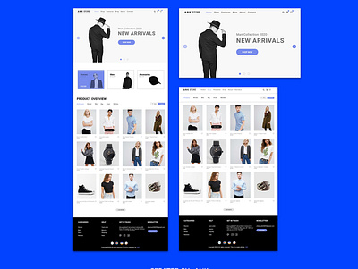 Landing Page UI Fashion Store branding design flat illustration minimal ui ux web website