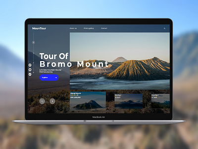 Mount Tour Website Concept